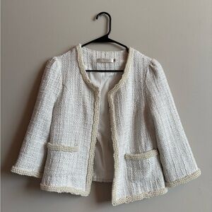 Elegant Cream Women's Jacket (S-M)